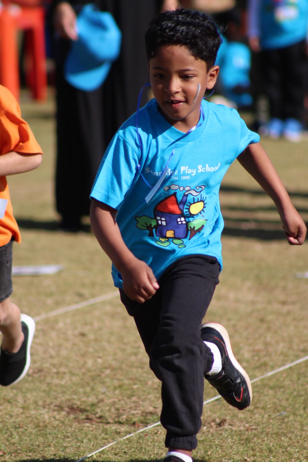 Children learning and playing
