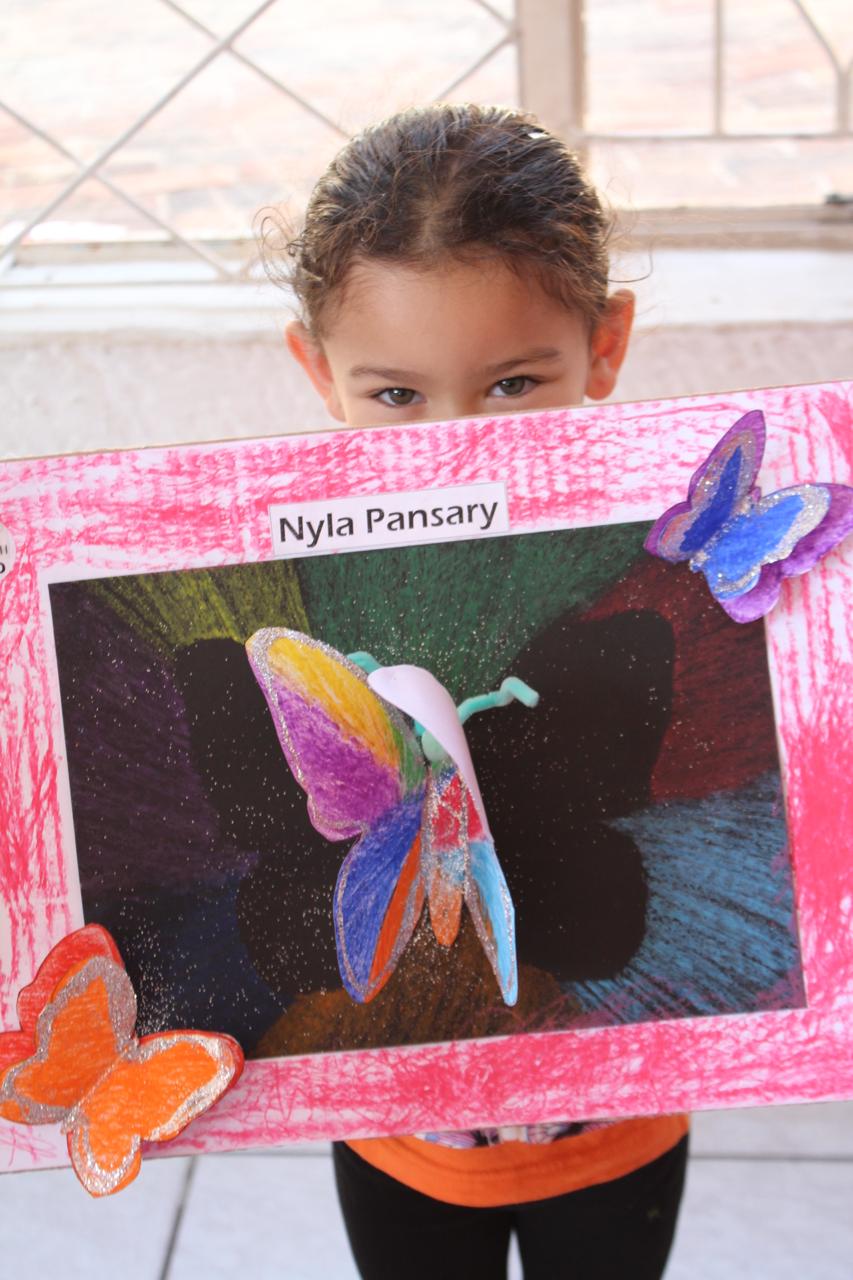 Proud moment showcasing creativity